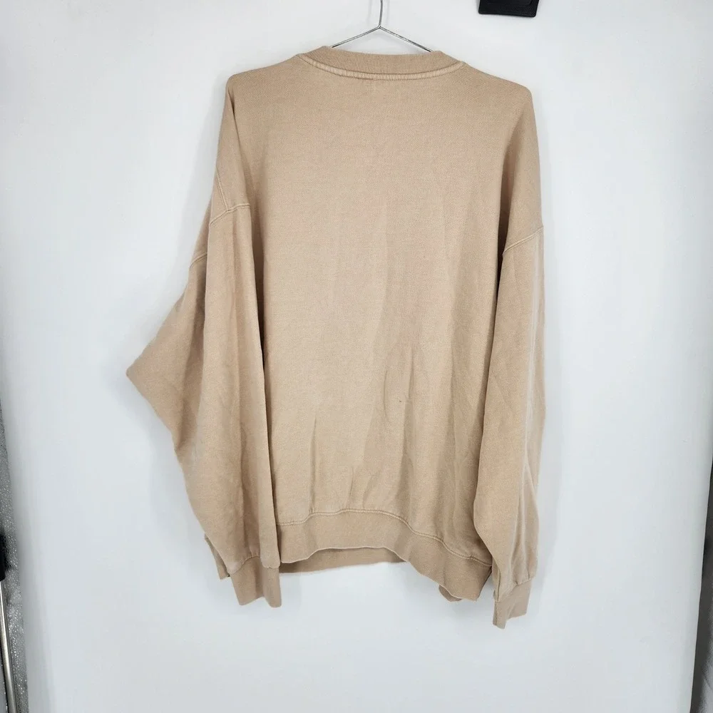 Free People Intimately Oversized Sweatshirt Morning Oat Sand OB2104672 L